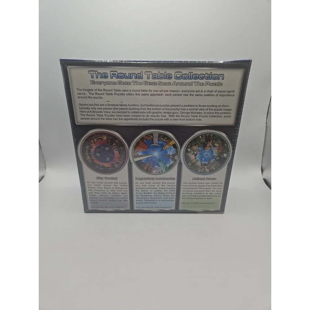Jigsaw Puzzle Animal Arena 700 Piece Puzzle The Round Table Collection New Seal